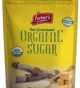 Lieber’s Fine Granulated Bio-Zucker, 3 Pfund.