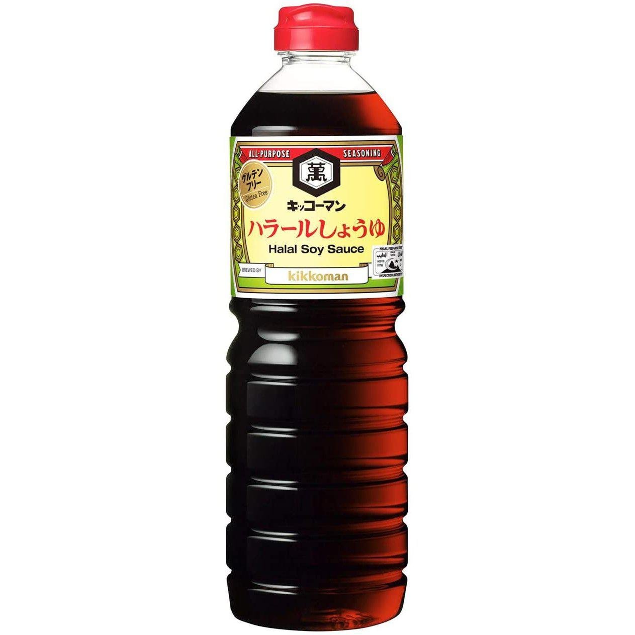 Kikkoman Halal und glutenfreie japanische Sojasauce 1L