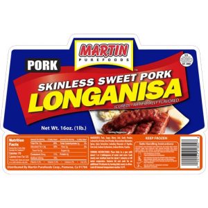 Martin Purefoods – Skinless süßes Schwein longanisa – 16 Unzen