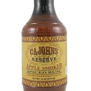 Cajohns Apfel geräuchert gewürzt Rum Ancho Grillsauce,