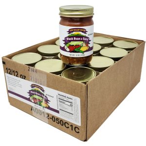 Case of 12 Fox Valley Schwarzbohne und Maissalsa