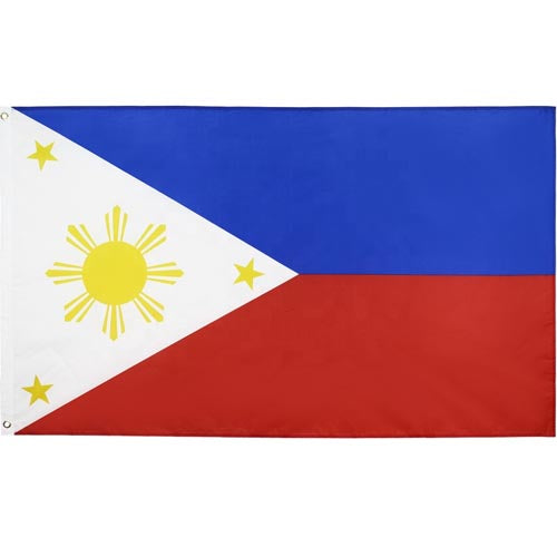 Philippinen Flagge – Polyester – Bedruckt – 3×5 Ft (90×150 cm)
