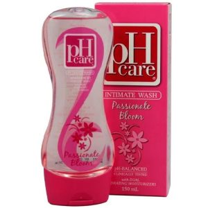 pH Care – Intimate Wash – Passionate Bloom ( rosa) – ph ausgeglichen klinisch mit zwei feuchtigkeitsspendenden Feuchtigkeitsspendern getestet