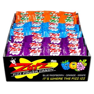 Zotz Traube, Orange & Blaue Himbeere – 48 Stück