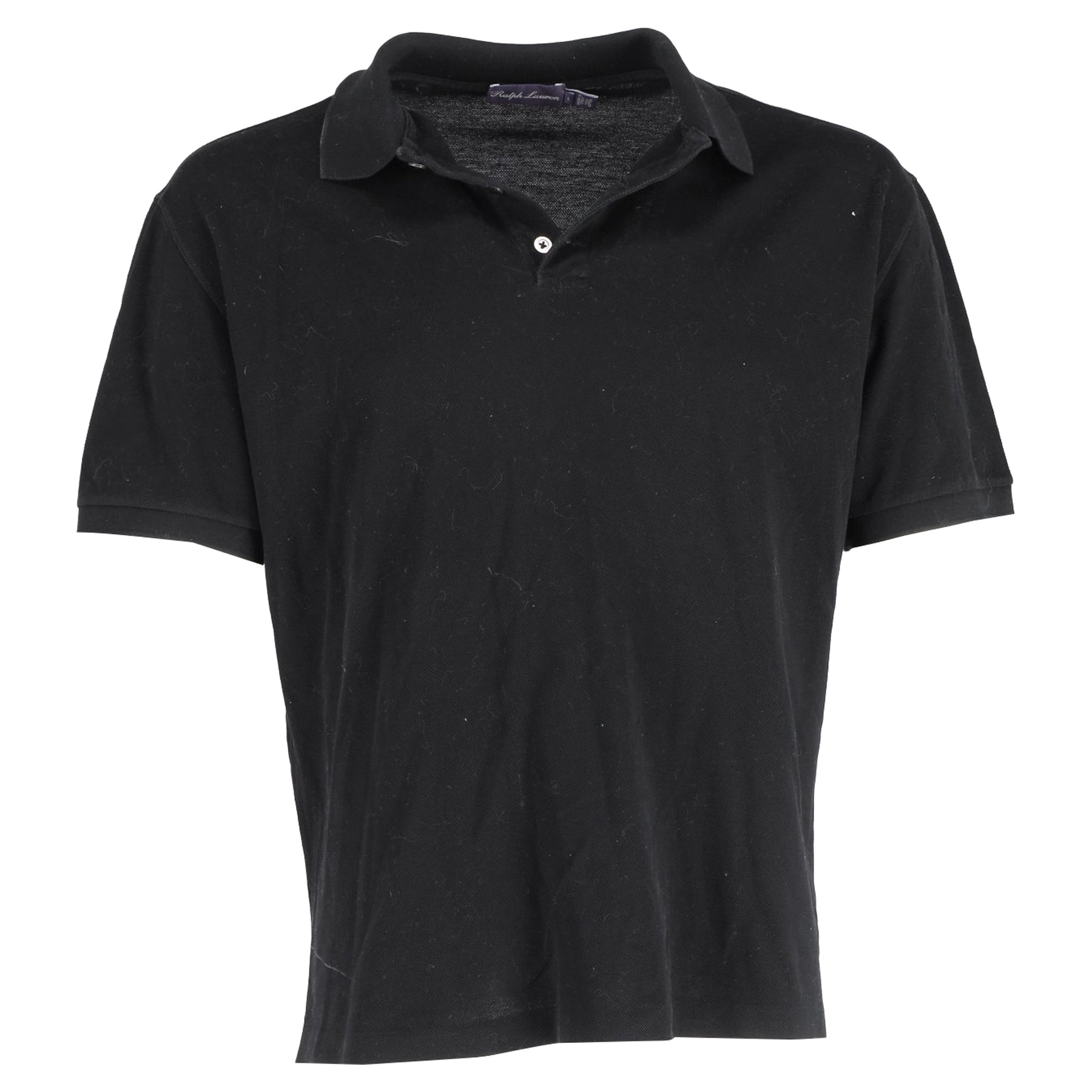 Ralph Lauren Poloshirt aus schwarzer Baumwolle