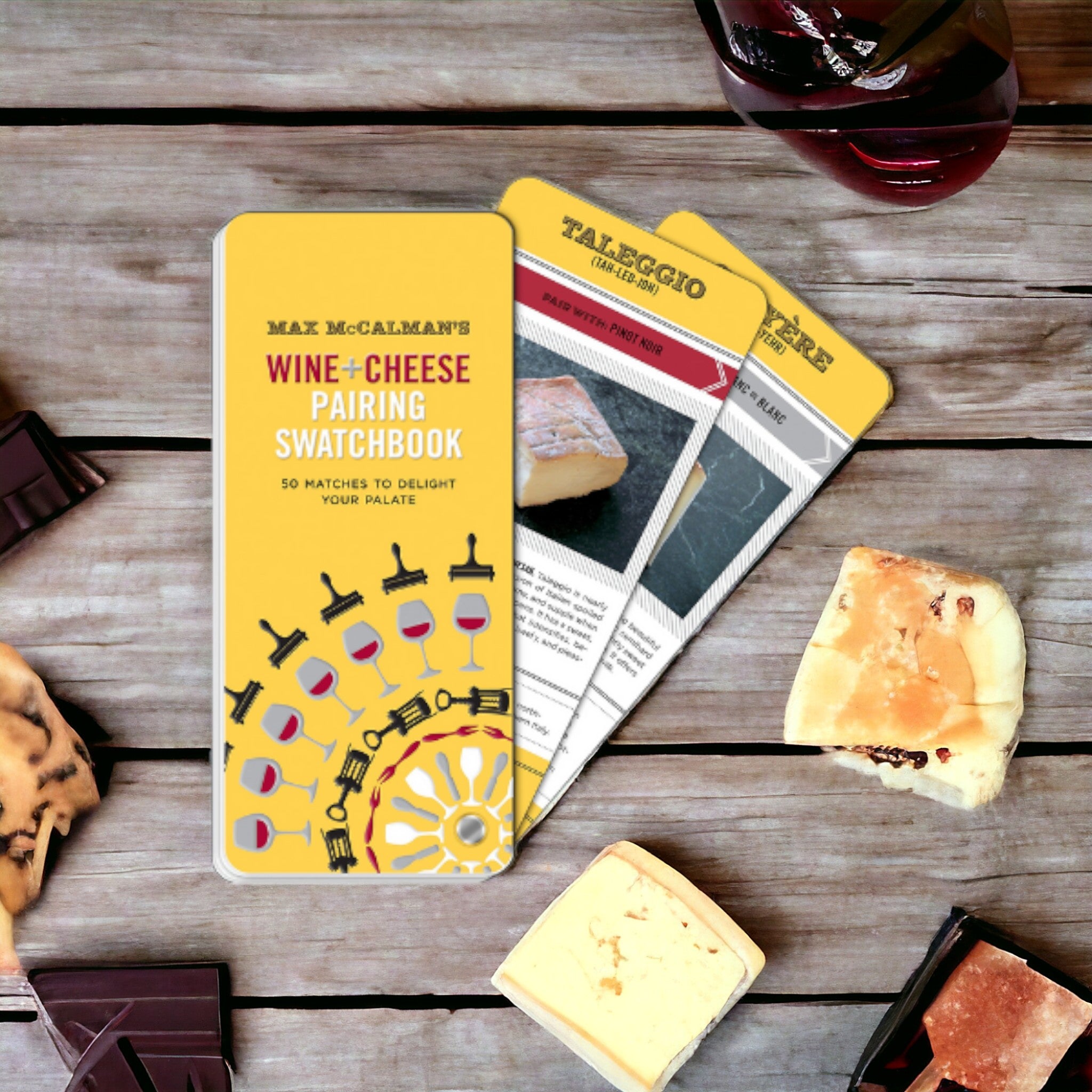 Wein + Käse Paarung Swatchbook