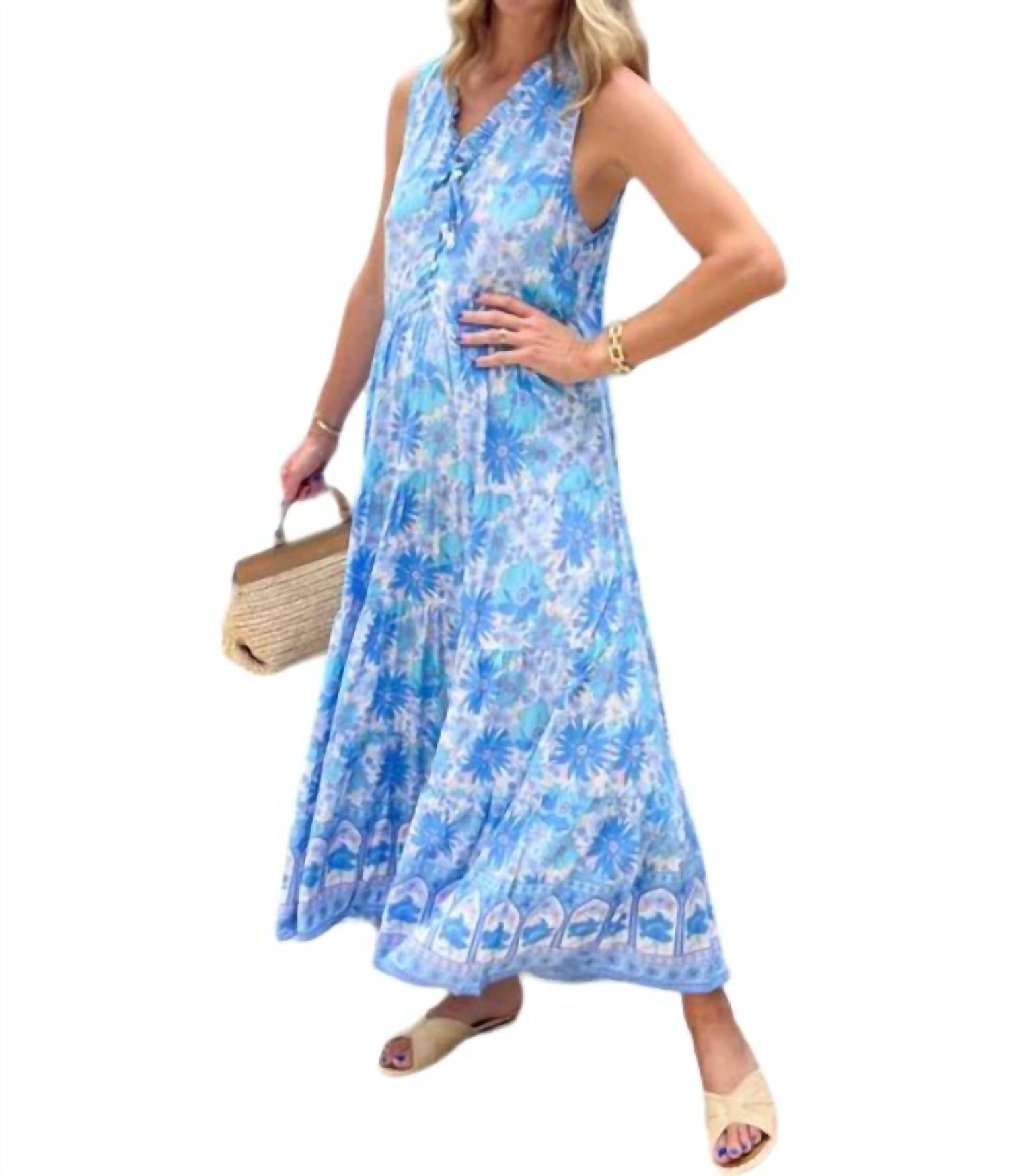 Kaia Kleid in Blau Lila
