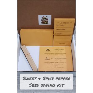 Seed Saving Kit Paprika, süß und würzig