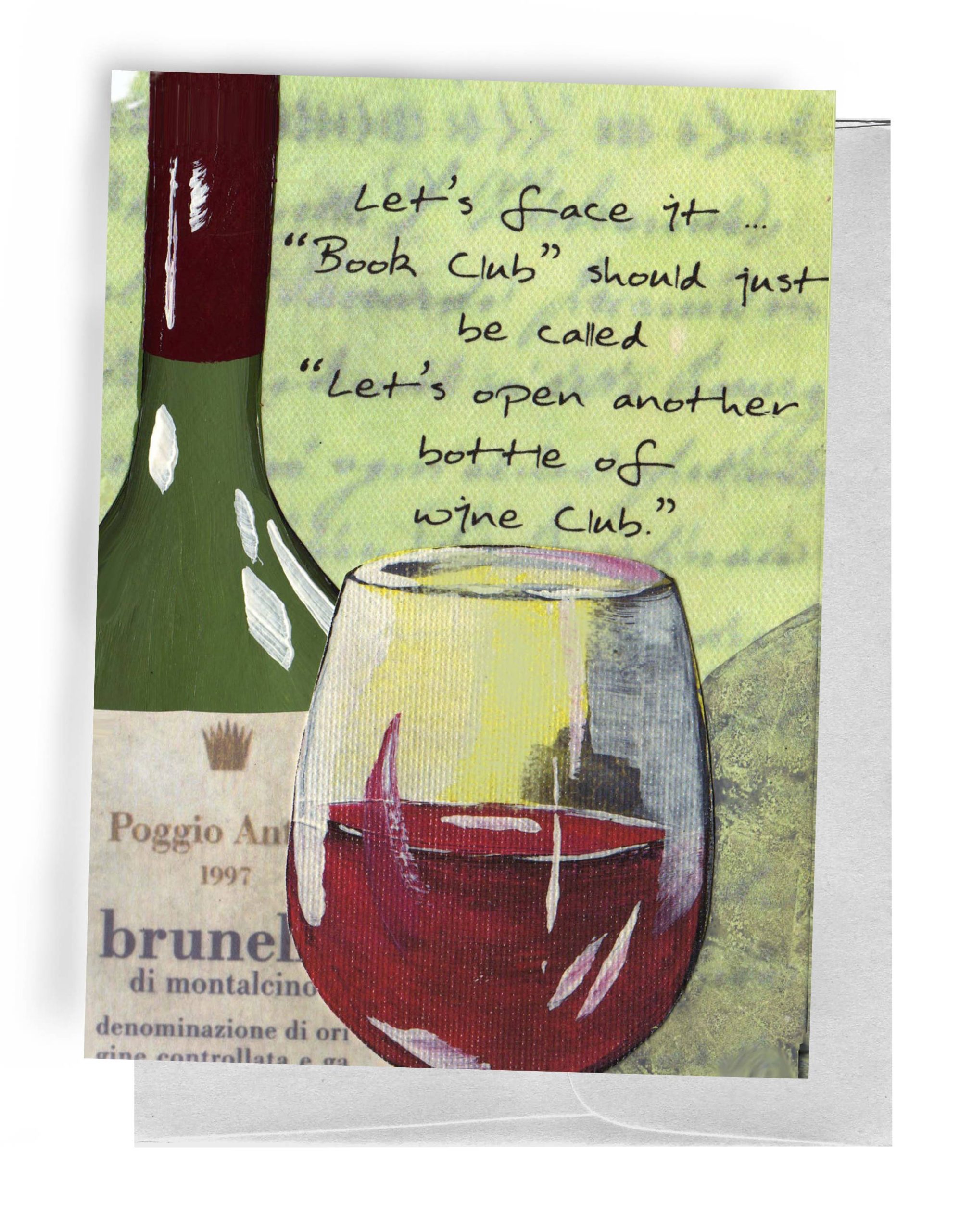 Erin Smith Kunst – 201 Buchclub Grußkarte