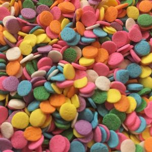 Pastellkonfetti Formen