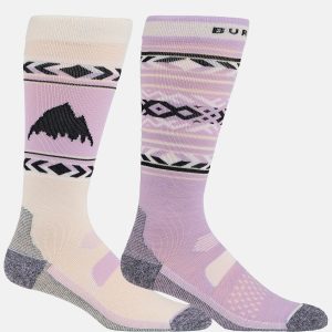 Burton Performance leicht Snowboardsocken im 2er-Packung – Damen