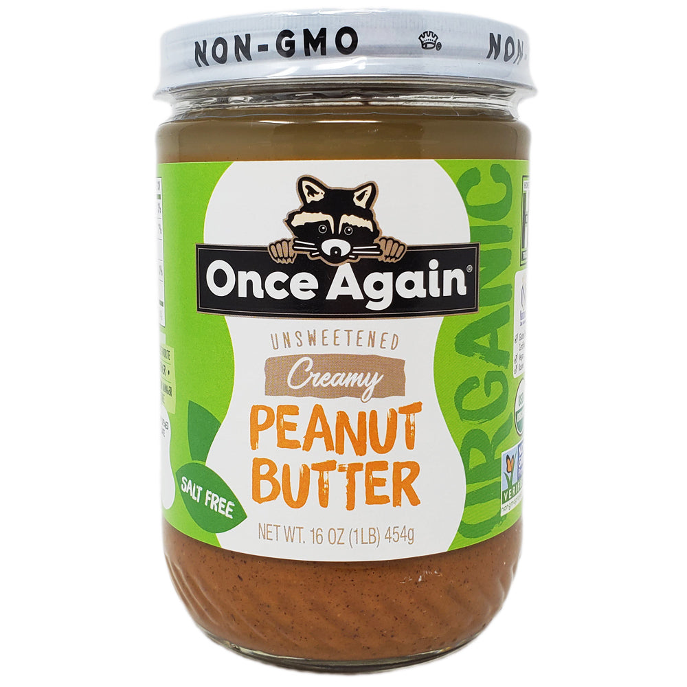 Wieder Bio Kein Salz Hinzugefügt Cremige Erdnussbutter – 16oz