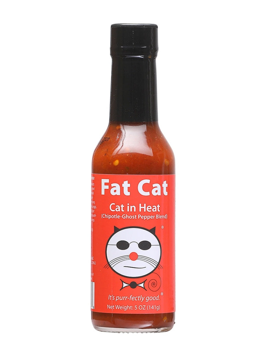Chilisauce Fat Cat In Hitze Chipotle Ghost Pfeffer Mischung 5 oz Hitze 10