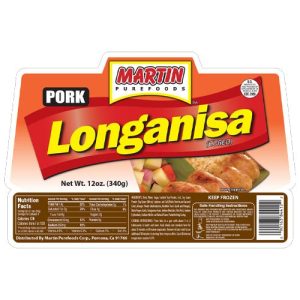 Martin reine Lebensmittel – Schweinefleisch longanisa – 12 Unzen