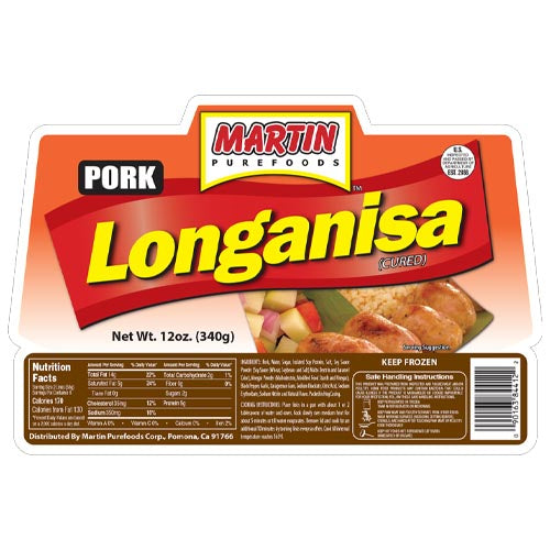 Martin Purefoods – Schweinefleisch Longanisa – 12 OZ