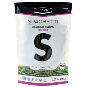 Liviva Nudeln schwarze Bohnen Spaghetti, 7,05 Unzen