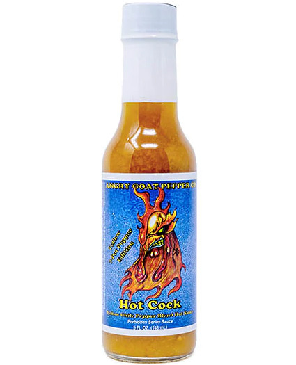 Angry Goat Pfeffer Co. Heiße Hahn Chilisauce, 5oz