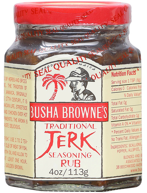 Busha Browne traditionelle Jerk Gewürz Rub, 4oz