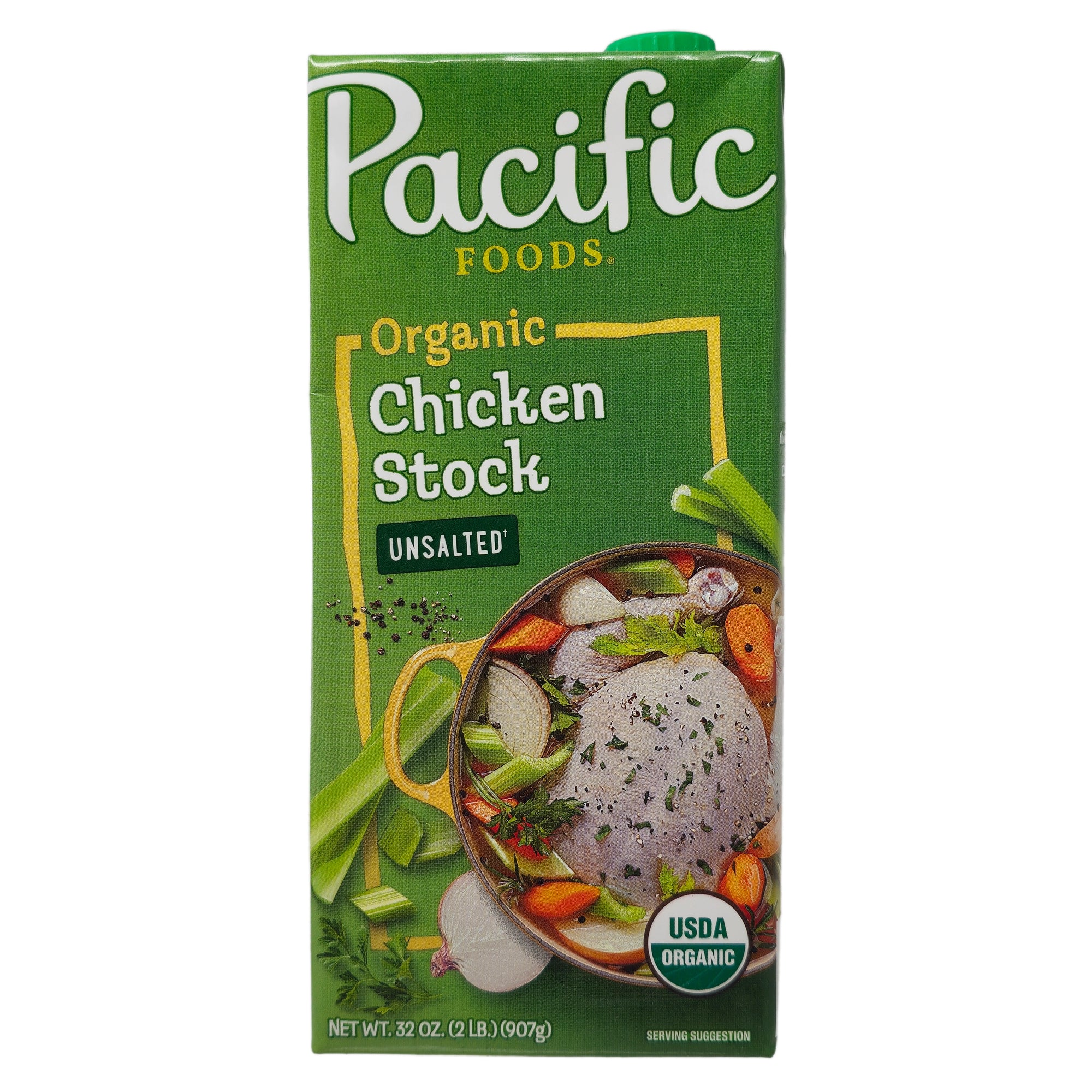 Pacific Bio Ungesalzene Hühnerbrühe – 32 oz