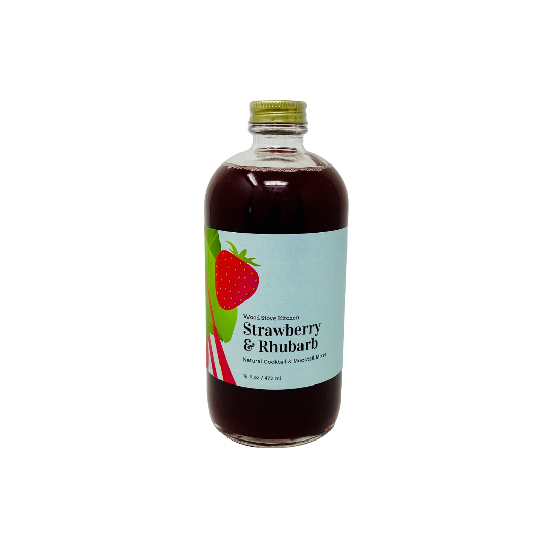 Holzherd Küche – Erdbeer-Rhabarber Cocktail & Mocktail Mixer