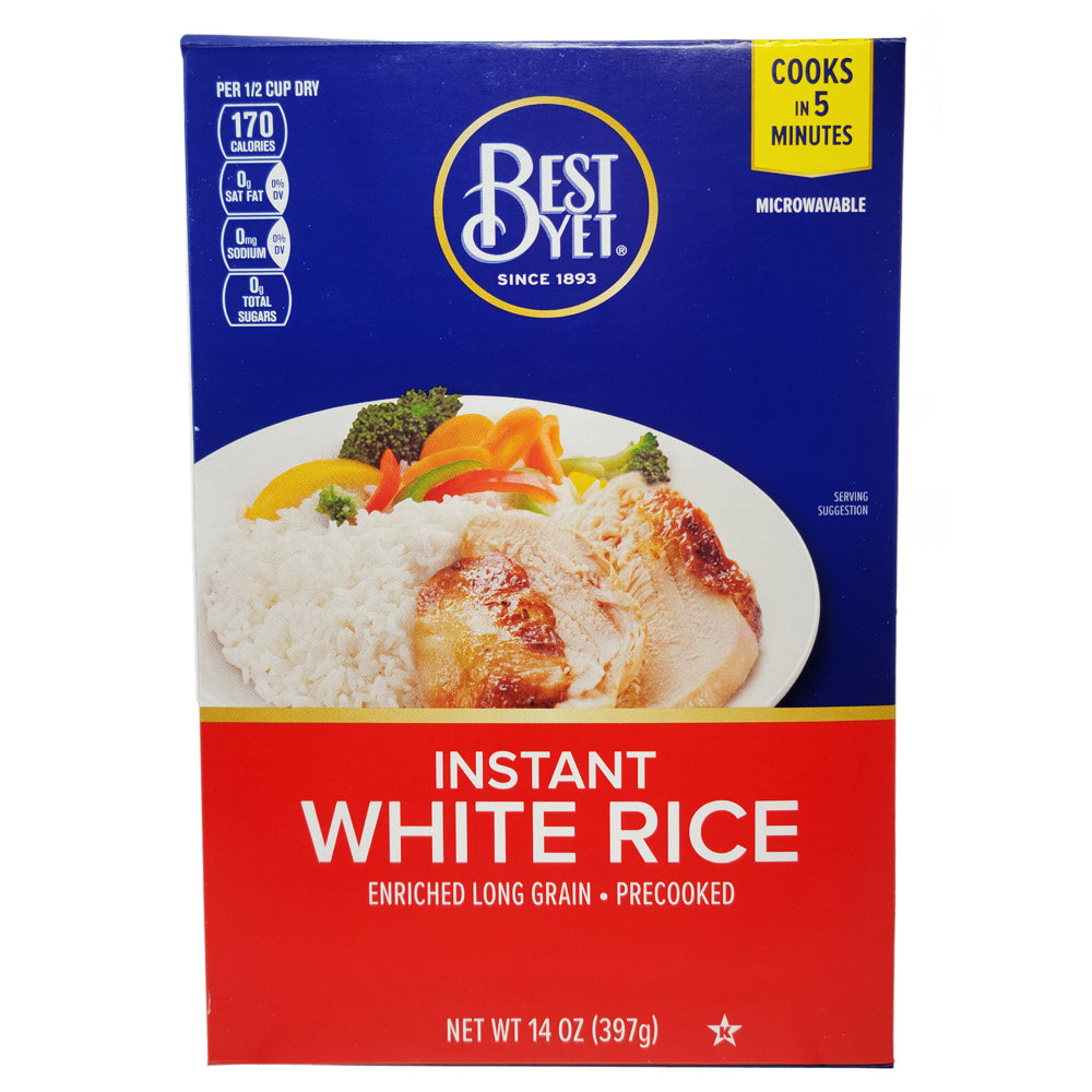 Bester noch sofortiger weißer Reis – 14oz