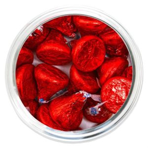 Roter Hershey küsst