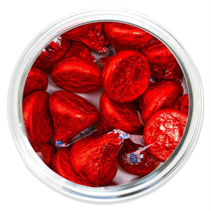 Rot Hershey's Küsse