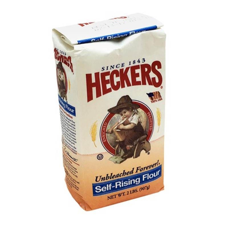 Heckers ungebleichtes für immer selbstaufsteigendes Mehl