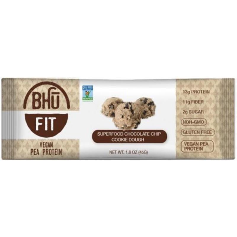 Bhu Fit Proteinriegel – Schoko-Chip Keks Dough, 1,6 oz