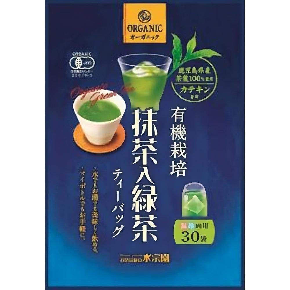 Suisouen Bio Ryokucha Grüner Tee mit Matcha Teebeuteln 30ct