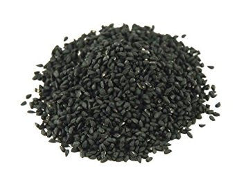 Ganze schwarze Zwiebelsamen