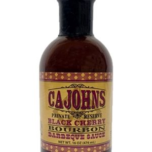 Cajohns schwarz Kirsche Bourbon Grillsauce