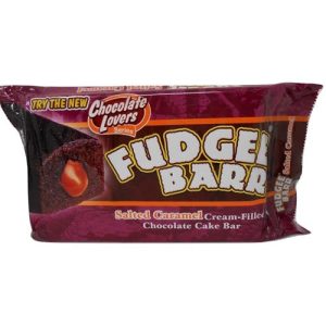 Rebisco – Fudgee Barr gesalzene Karamell gefüllte Sahne – 10 Packungen – – 42g