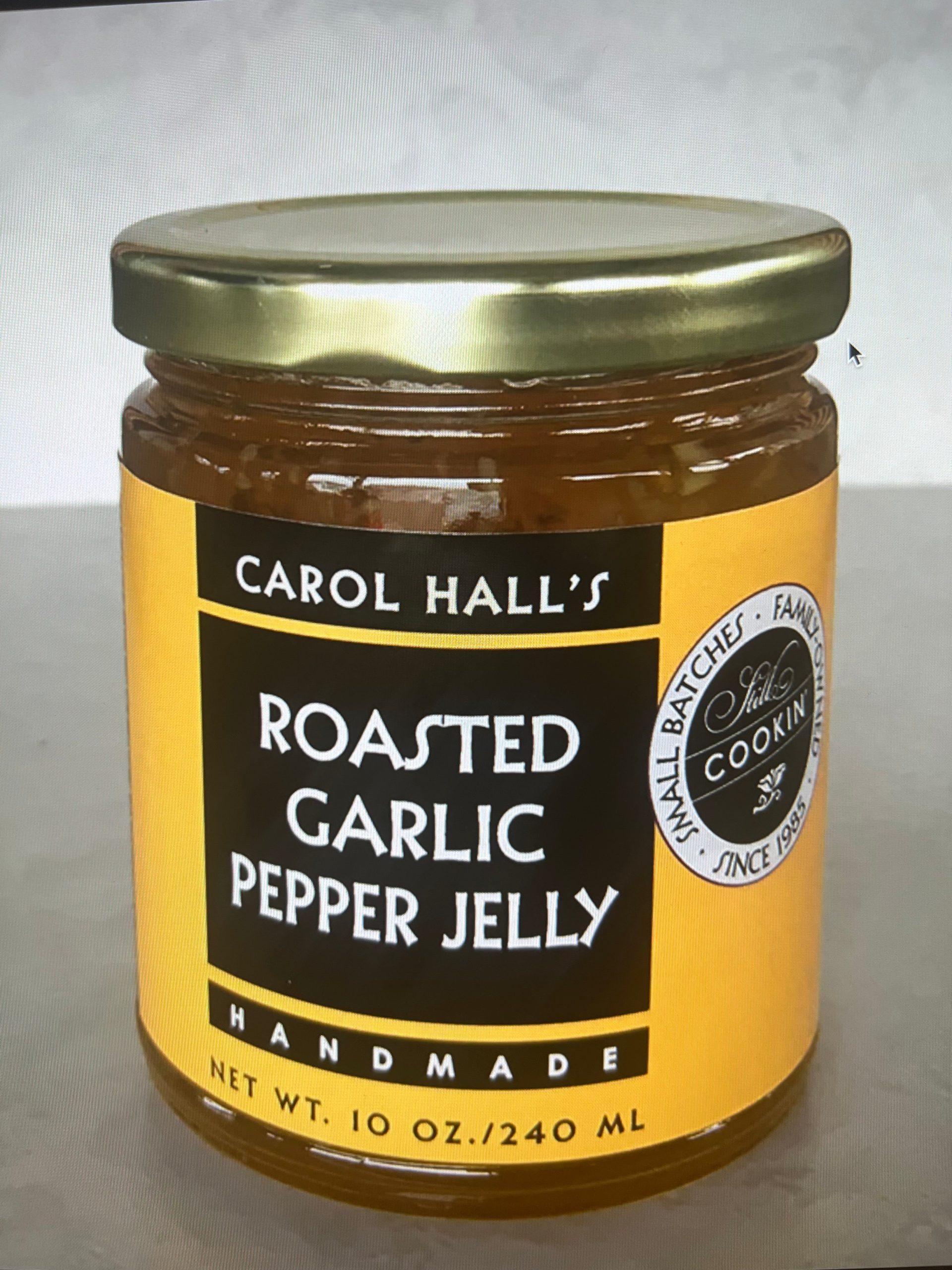 Knoblauch Pfeffer Gelee 10 oz Carols Halls Küche