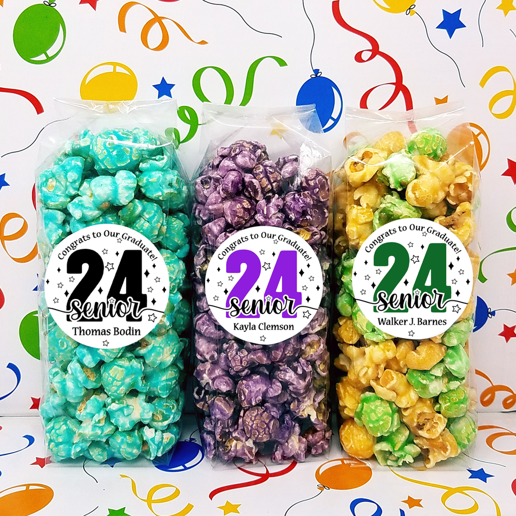 SENIOR 24 Stars – Graduierung Popcorn-Lieblingstaschen