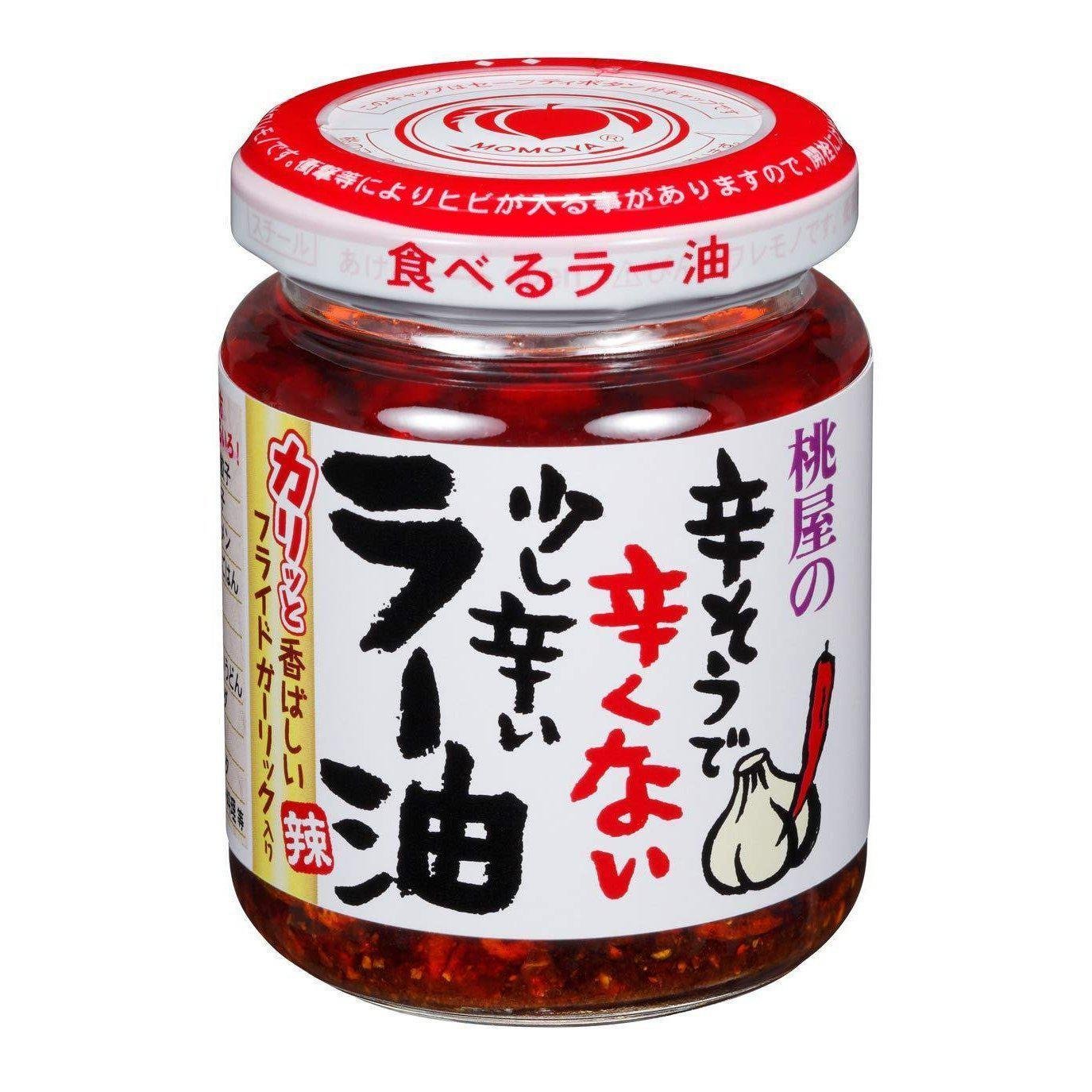 Momoya Rayu Chili Öl mit gebratenem Knoblauch 110g