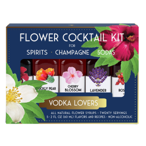 Blumen-Elixir co. . ? Wodka Liebhaber Cocktail-Kit