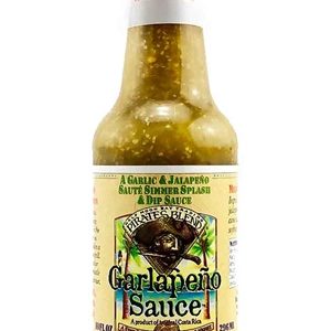 Caribbean Condiment Pirates Blend Garlapeno Soße. – 10oz
