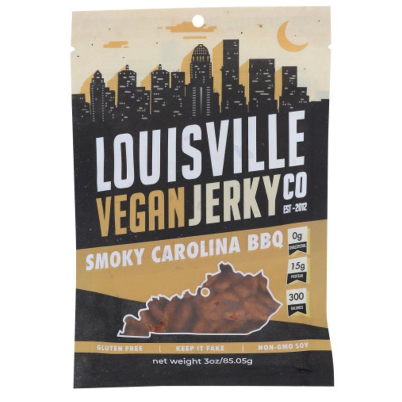 Louisville Vegan Jerky – Rauchige Carolina BBQ, 3oz