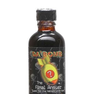 scharfe Sauce da Bombe endgültige Antwort 2 Unzen Suche nach dem heißesten Ende hier hea