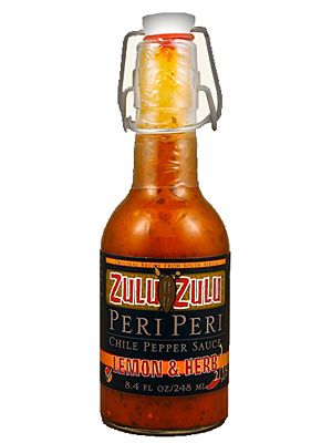 Zulu Zulu Zitrone und Kräuter Peri Chilisauce, 6,5 Unzen