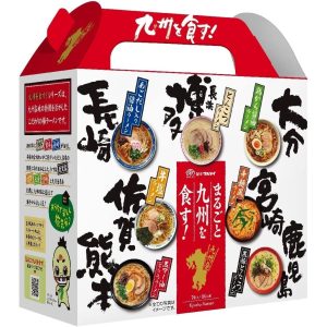 marutai kyushu ramen Sortiment 7 Geschmacksrichtungen Verkostung Box (14 Portionen)