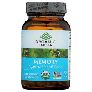 Organic India Gedächtnis geistige Klarheit, 90 Stück, 4oz