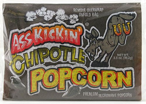 Ass Kickin' Chipotle Popcorn, 3,5 Unzen