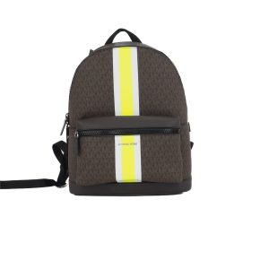 Michael Kors Cooper groß Signature Neon Varsity Stripe Rucksack für Damen