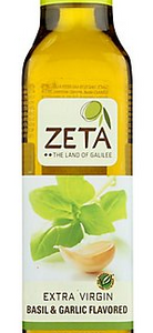 Zeta Extra Natives Olivenöl Basilikum & Knoblauch mit Geschmack, 8.45 fl oz