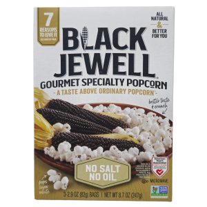3er Packung – Schwarzes Jewell Popcorn kein Salz hinzugefügt