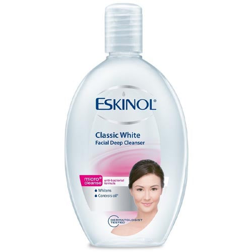 Eskinol – klassisch Glow – Facial Deep Cleanser – Micro Cleanse – Antibakterielle Formel – Weißt / kontrolliert Öl – 225 ML