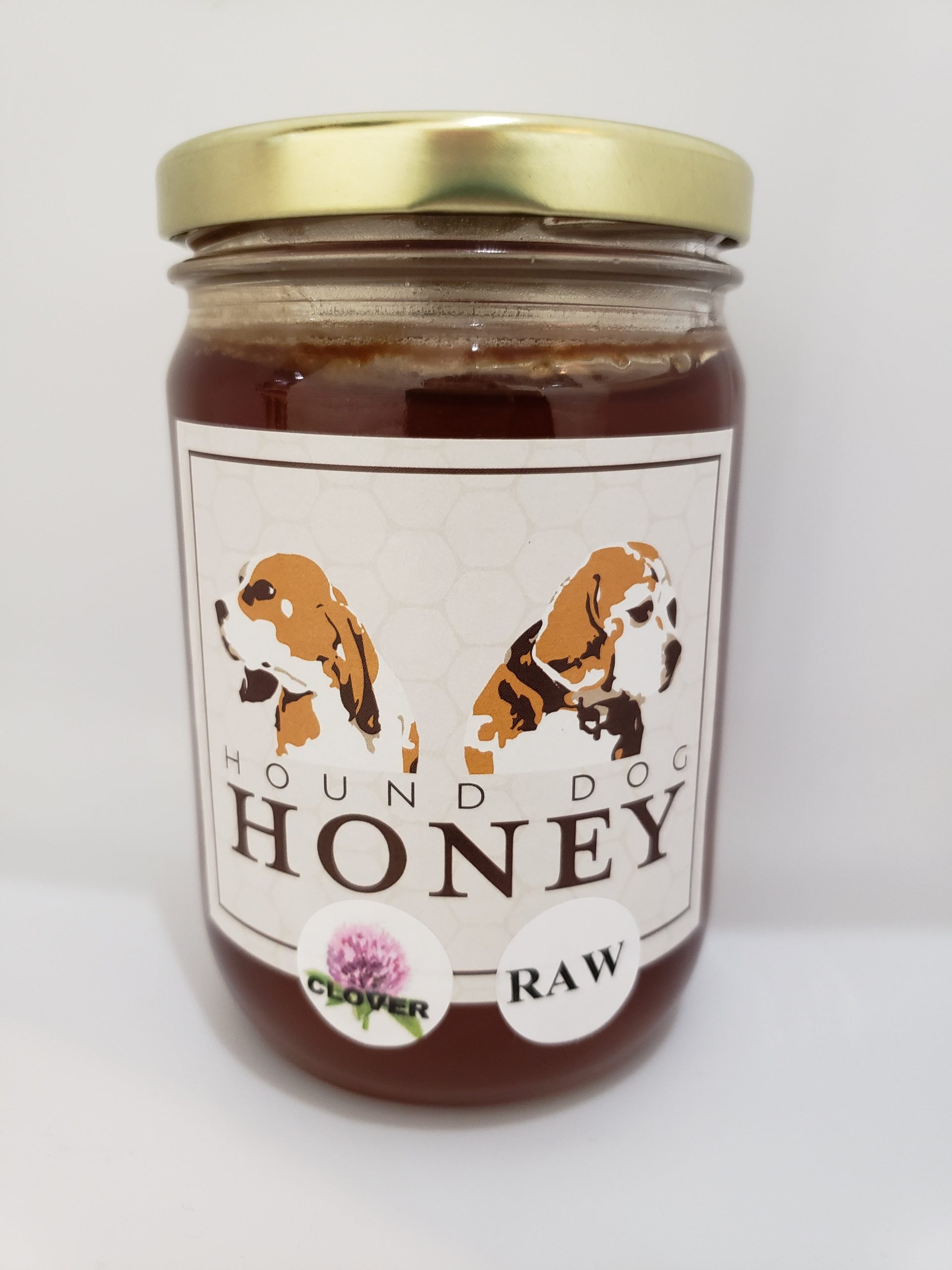 Hund Hund Klee roher Honig – 1lb