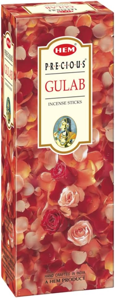 HEM Precious Gulab Räucherstäbchen – 120 Sticks insgesamt